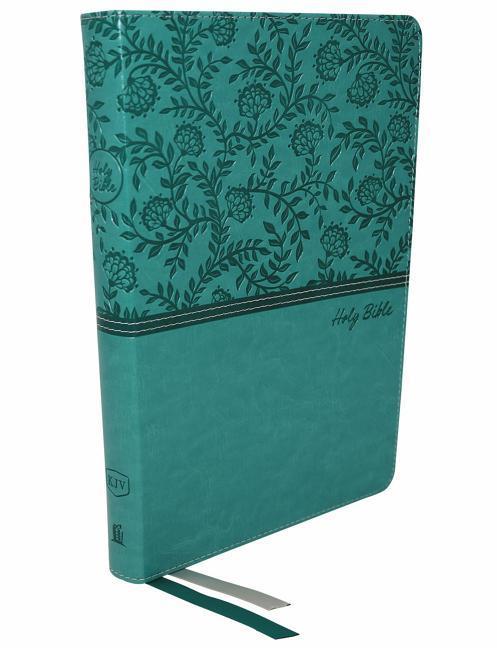Kjv Thinline Bible Large Print Leathersoft Green Red Letter Edition Comfort Print