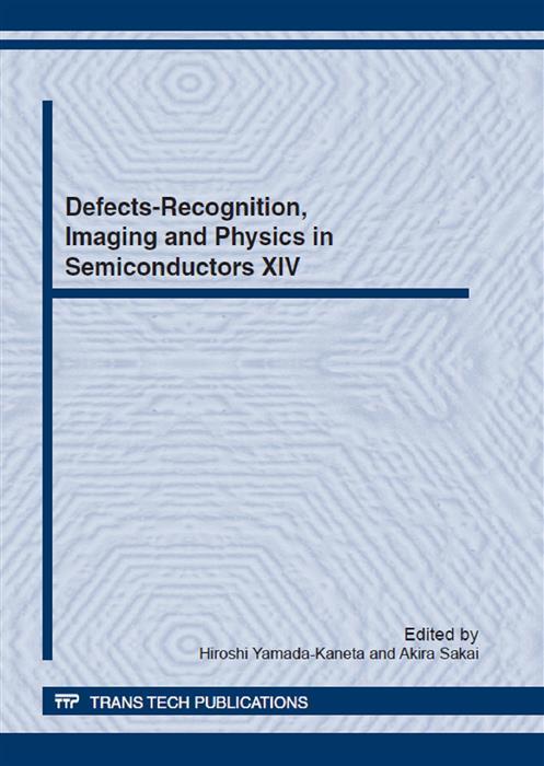 Defects-Recognition Imaging and Physics in Semiconductors XIV