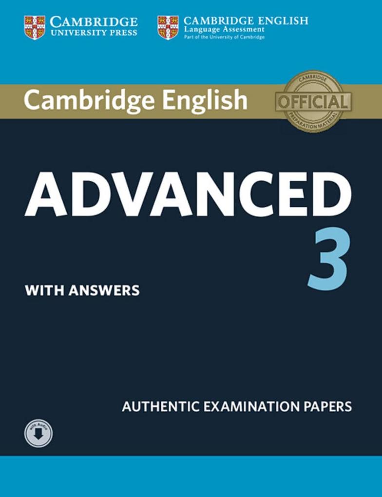 Cambridge English Advanced 3. Student‘s Book with answers and downloadable audio