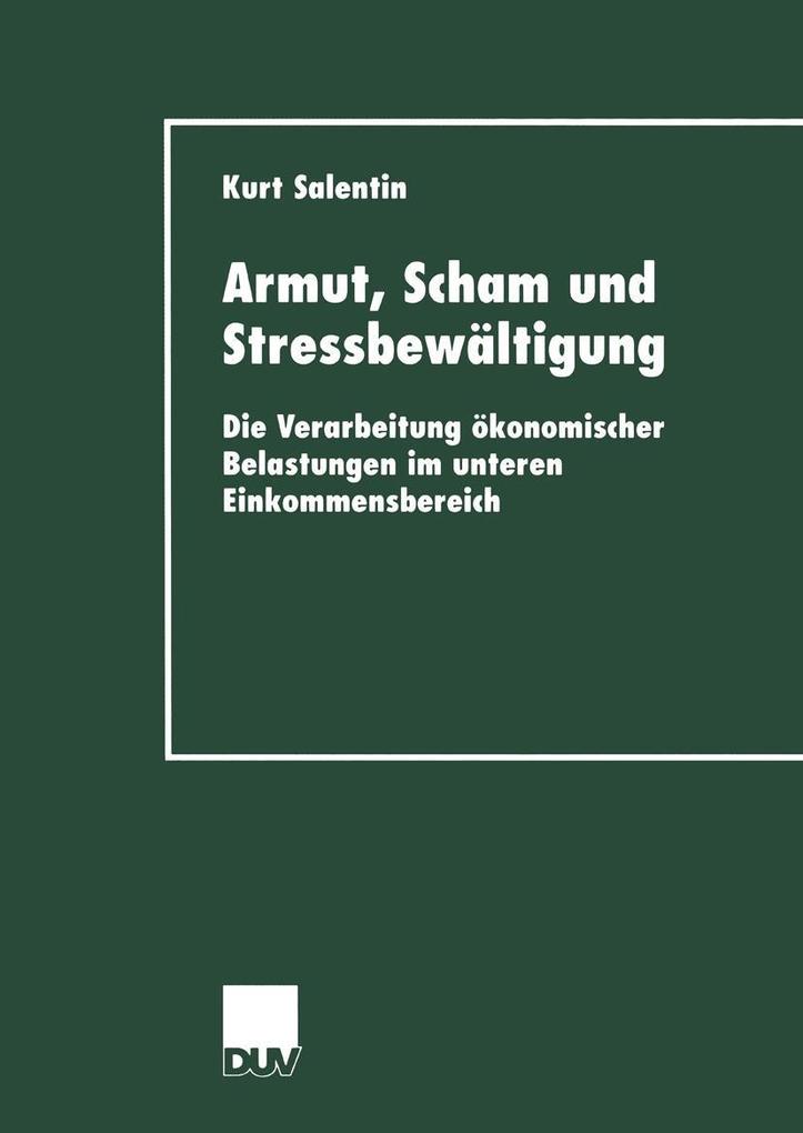 Armut Scham und Stressbewältigung