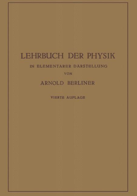 Lehrbuch der Physik