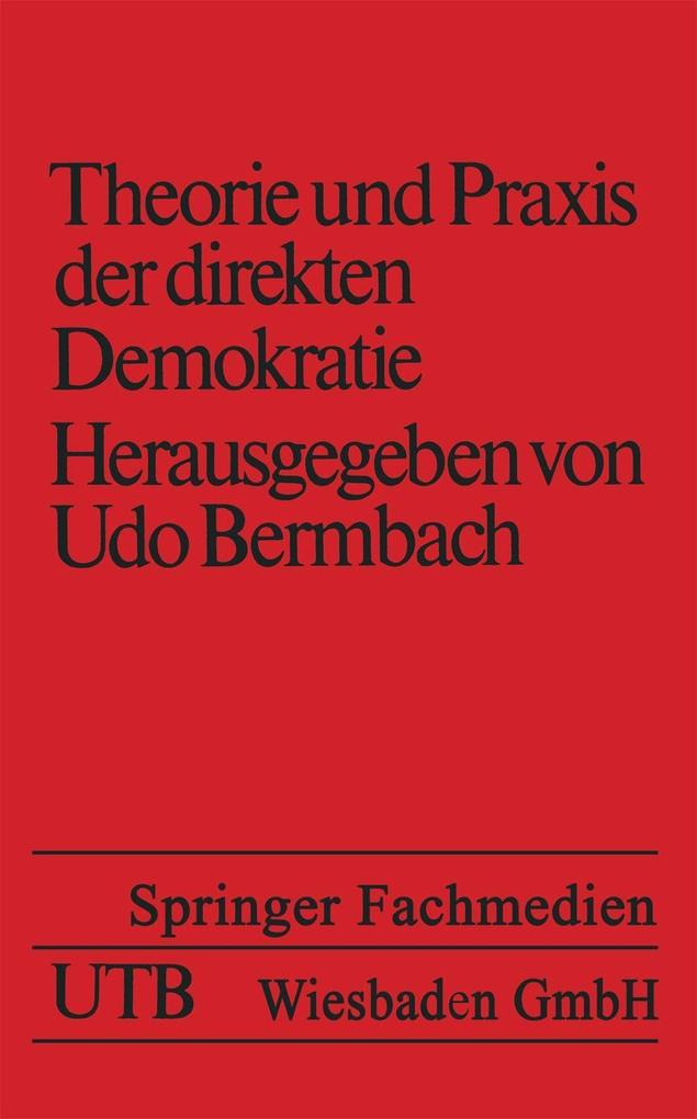 Theorie und Praxis der direkten Demokratie