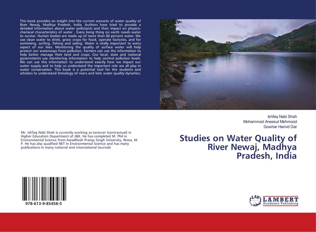 Studies on Water Quality of River Newaj Madhya Pradesh India