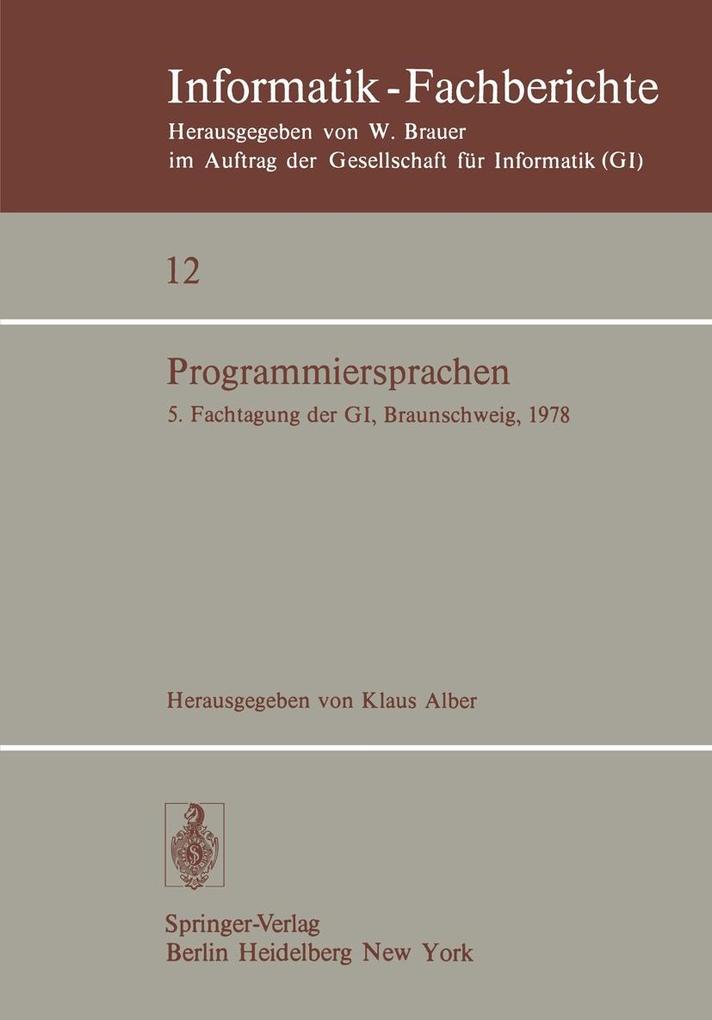 Programmiersprachen