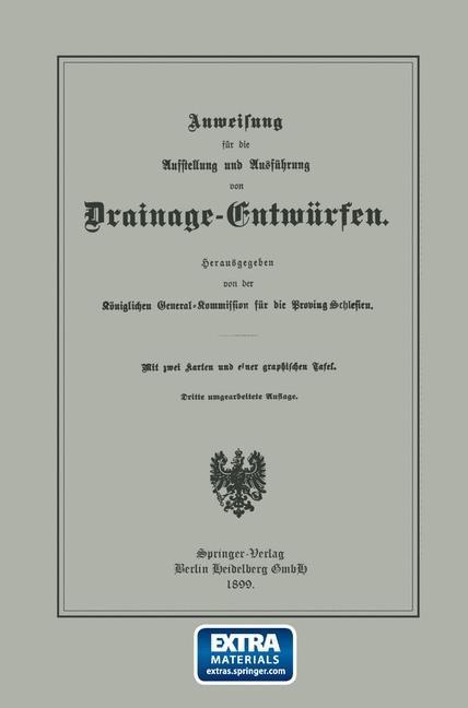 Anweisung für die Aufstellung und Ausführung von Drainage-Entwürfen