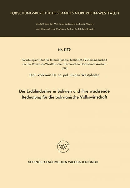 Die Erdölindustrie in Bolivien und ihre wachsende Bedeutung für die bolivianische Volkswirtschaft