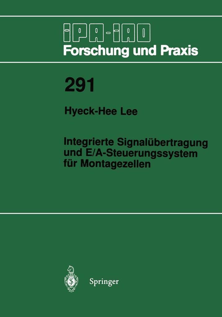 Integrierte Signalübertragung und E/A-Steuerungssystem für Montagezellen