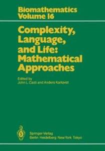 Complexity Language and Life: Mathematical Approaches