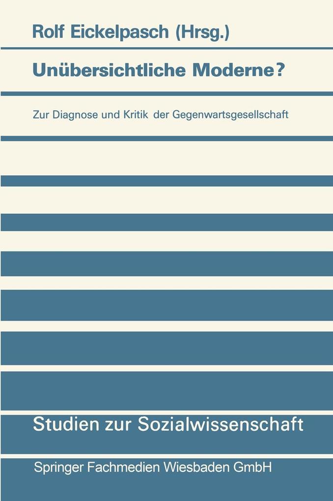 Unübersichtliche Moderne?