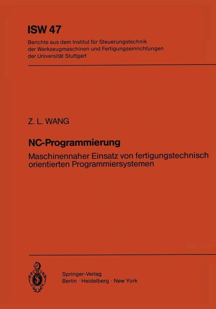 NC-Programmierung - Z. L. Wang