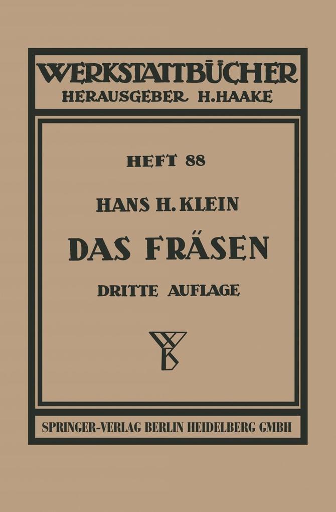 Das Fräsen
