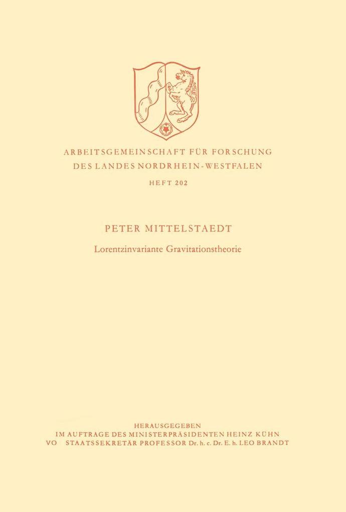 Lorentzinvariante Gravitationstheorie