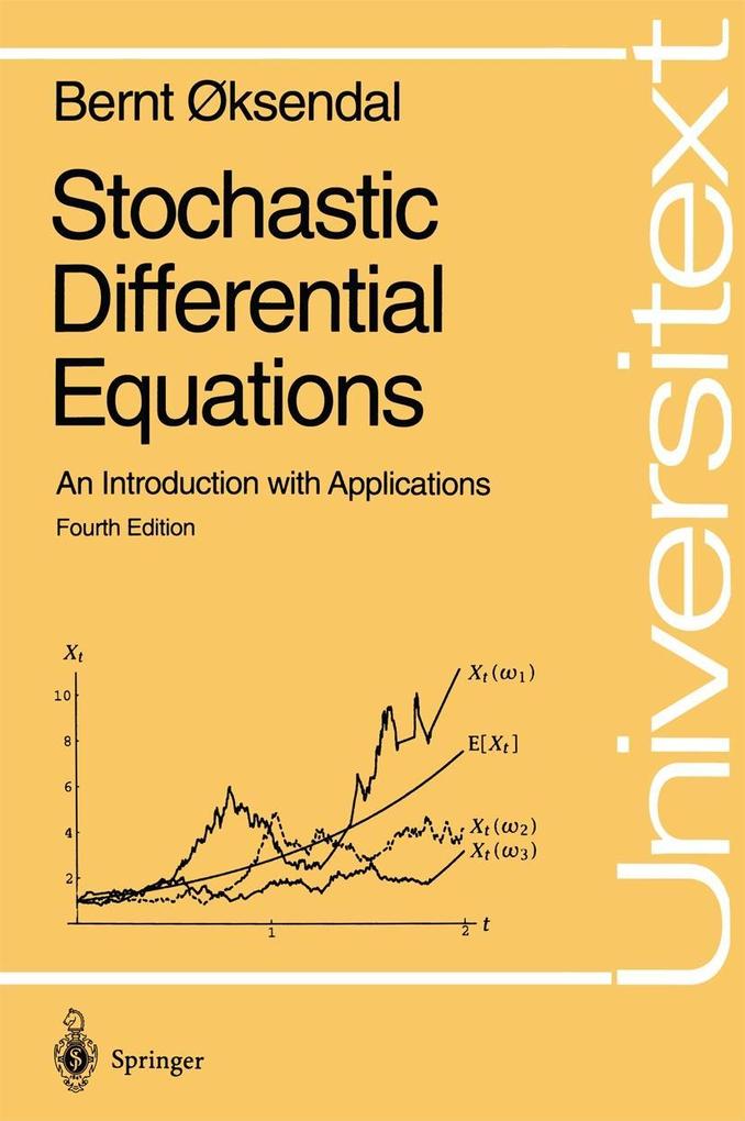 Stochastic Differential Equations - Bernt Oksendal