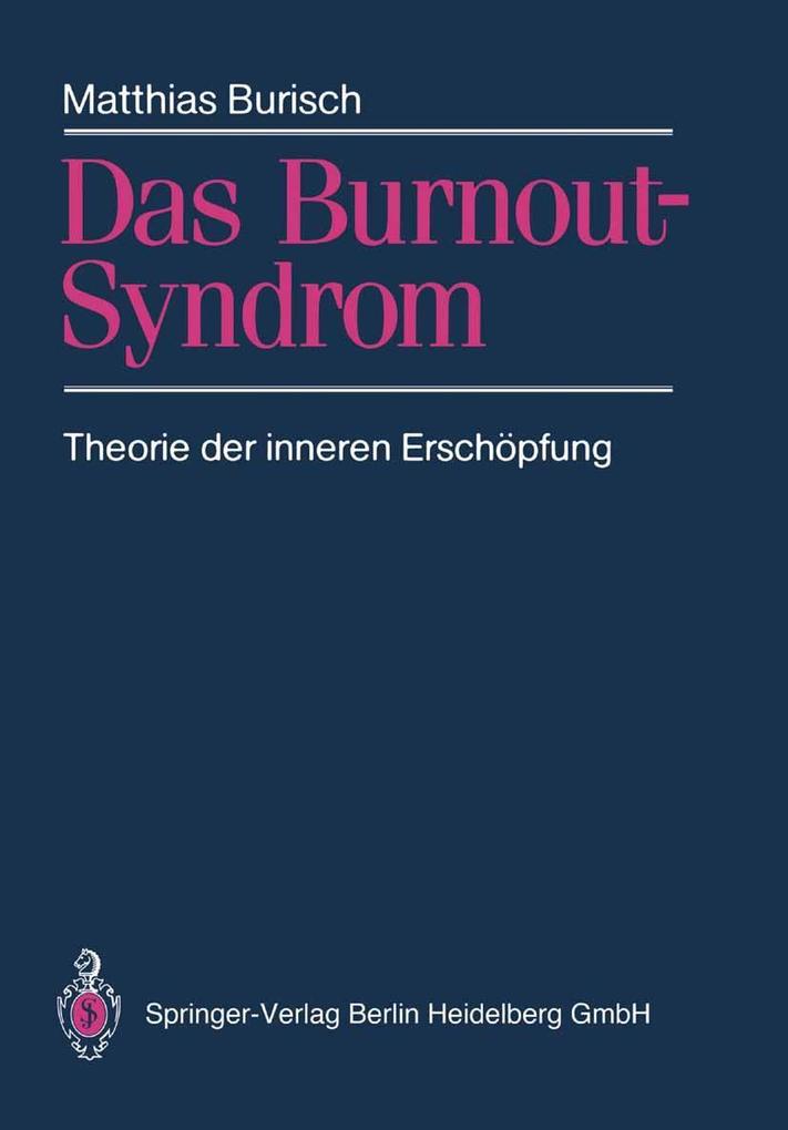 Das Burnout-Syndrom