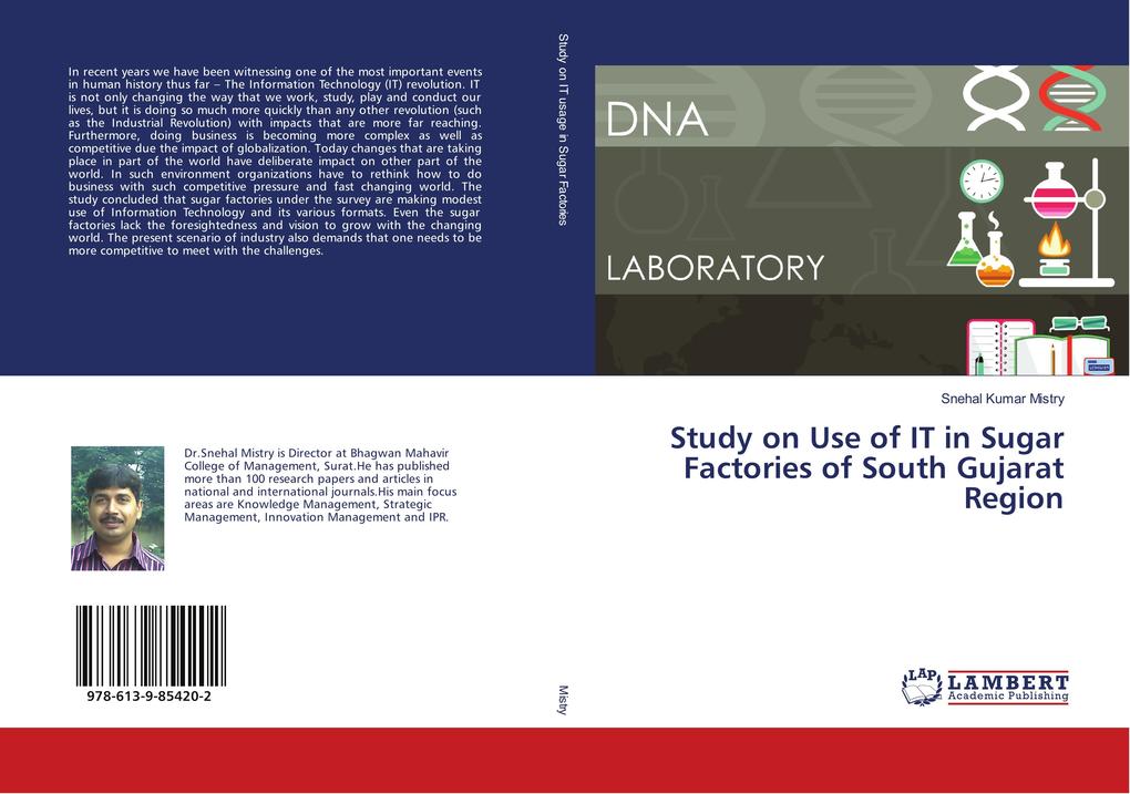 Study on Use of IT in Sugar Factories of South Gujarat Region