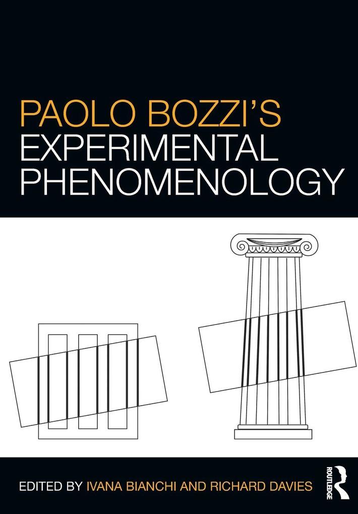 Paolo Bozzi's Experimental Phenomenology