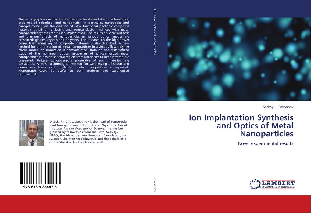 Ion Implantation Synthesis and Optics of Metal Nanoparticles