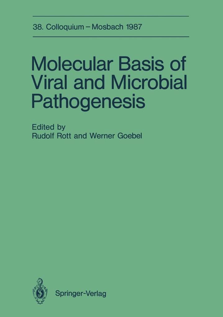 Molecular Basis of Viral and Microbial Pathogenesis