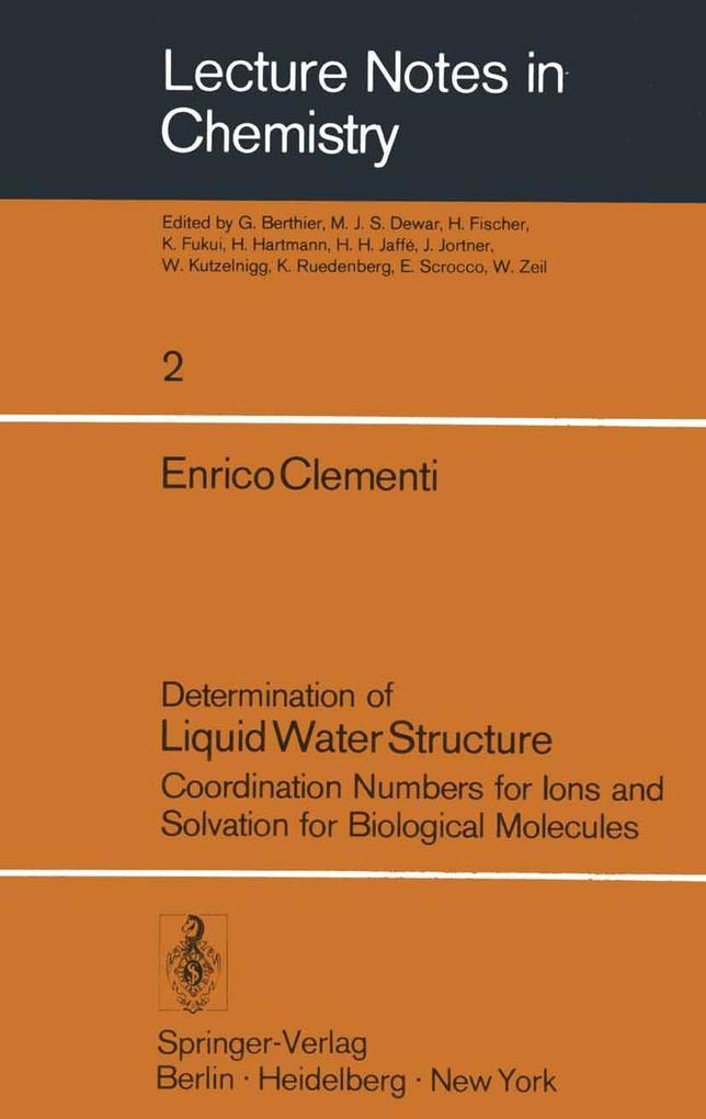 Determination of Liquid Water Structure