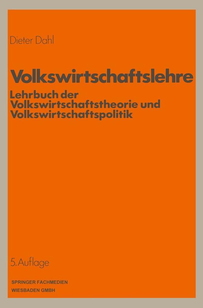 Volkswirtschaftslehre