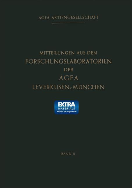Mitteilungen aus den Forschungslaboratorien der Agfa Leverkusen-München