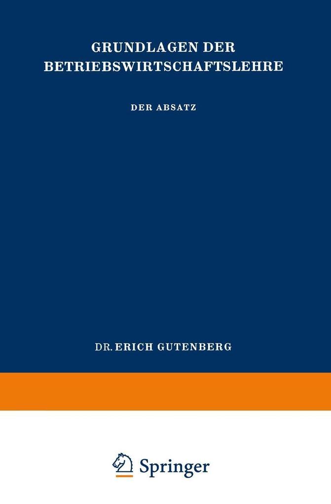 Grundlagen der Betriebswirtschaftslehre
