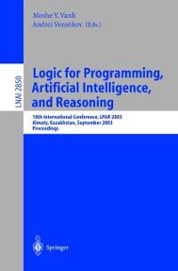 Logic for Programming Artificial Intelligence and Reasoning