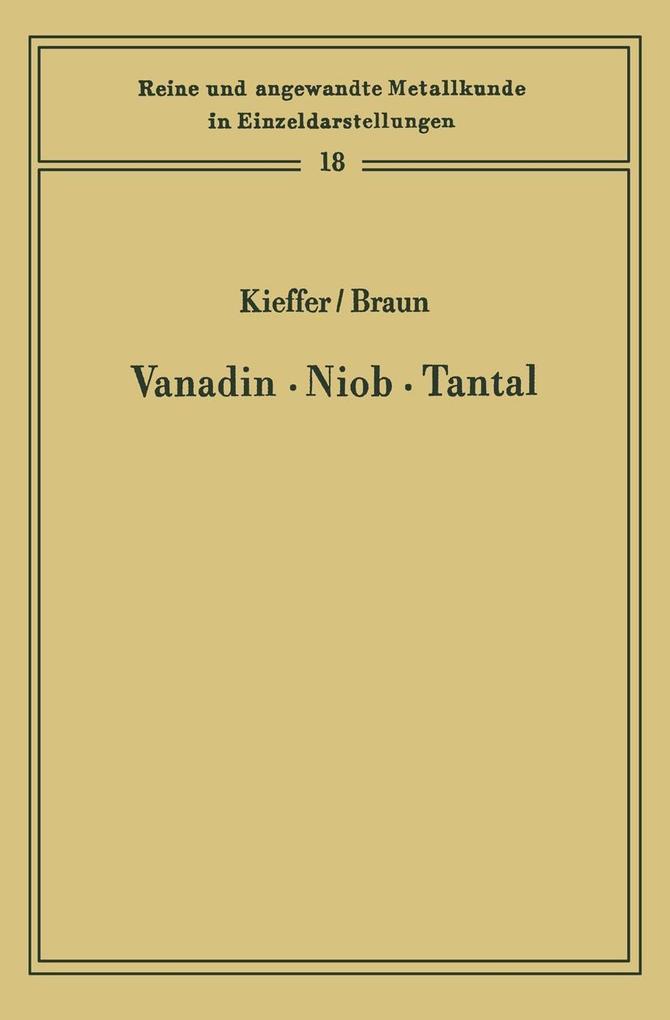 Vanadin Niob · Tantal