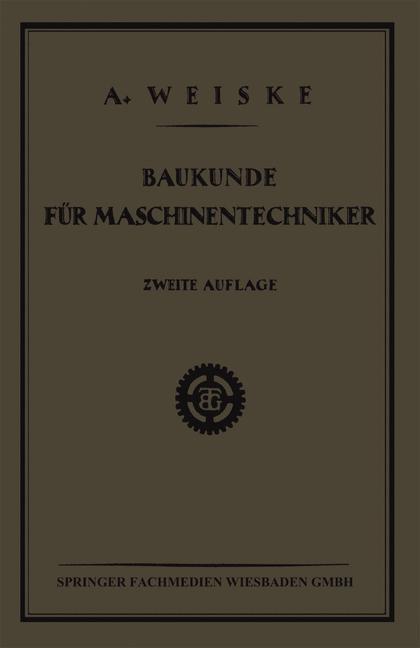 Baukunde für Maschinentechniker
