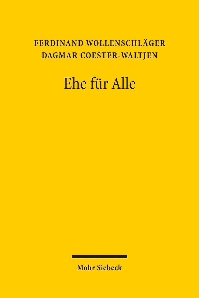 Ehe für Alle
