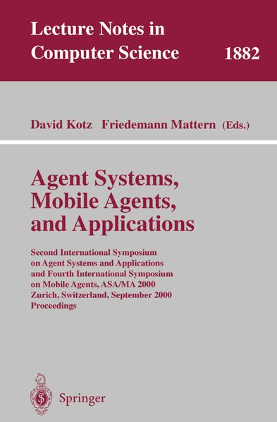 Agent Systems Mobile Agents and Applications