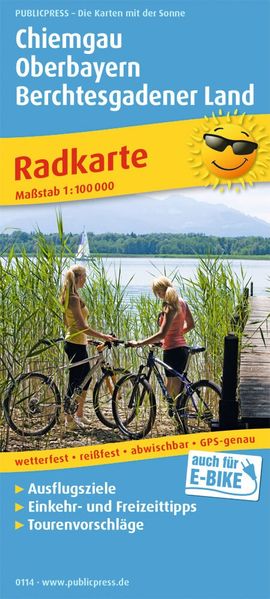 Chiemgau - Oberbayern - Berchtesgadener Land 1:100 000