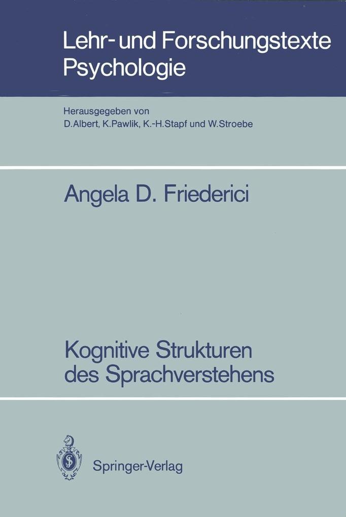 Kognitive Strukturen des Sprachverstehens