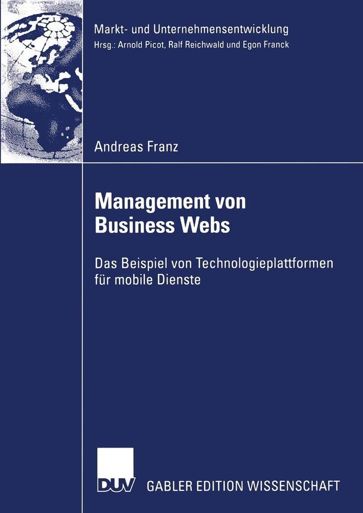 Management von Business Webs - Andreas Franz