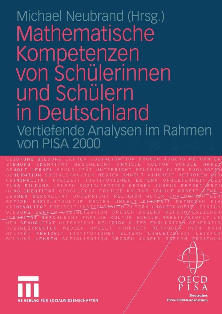 Mathematische Kompetenzen von Schülerinnen und Schülern in Deutschland