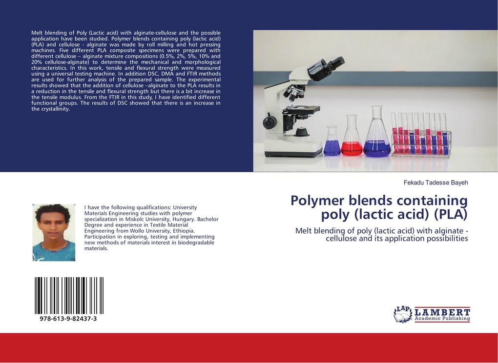 Polymer blends containing poly (lactic acid) (PLA)