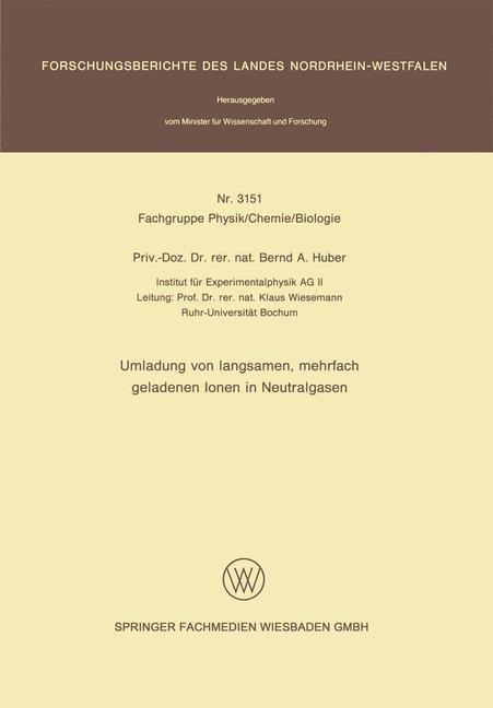 Umladung von langsamen mehrfach geladenen Ionen in Neutralgasen