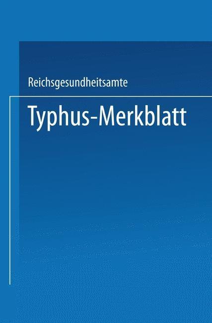 Typhus-Merkblatt