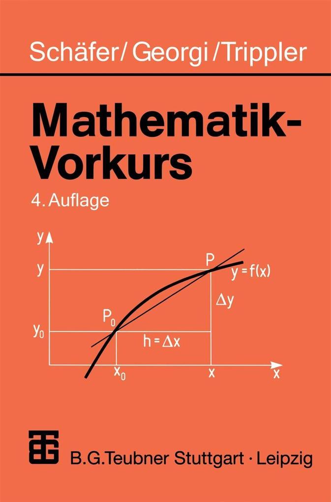 Mathematik-Vorkurs - Kurt Georgi/ Wolfgang Schäfer/ Gisela Trippler