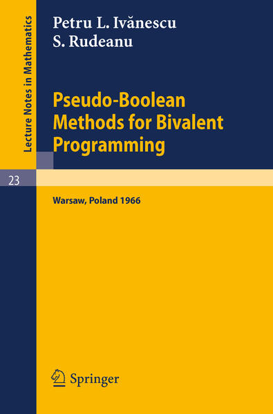 Pseudo-Boolean Methods for Bivalent Programming