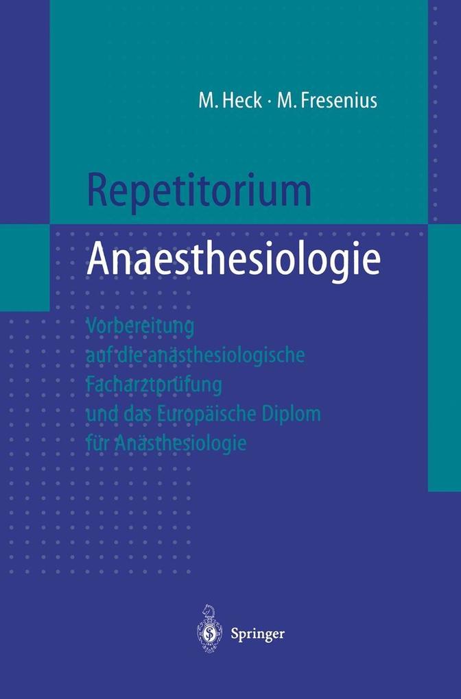 Repetitorium Anaesthesiologie