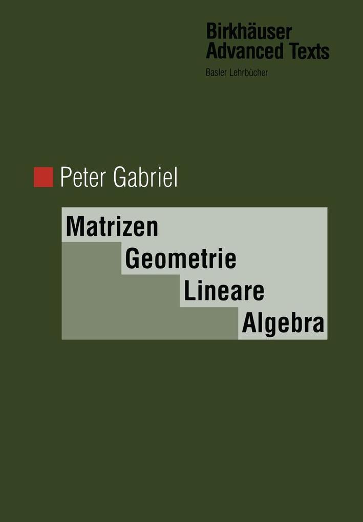 Matrizen Geometrie Lineare Algebra