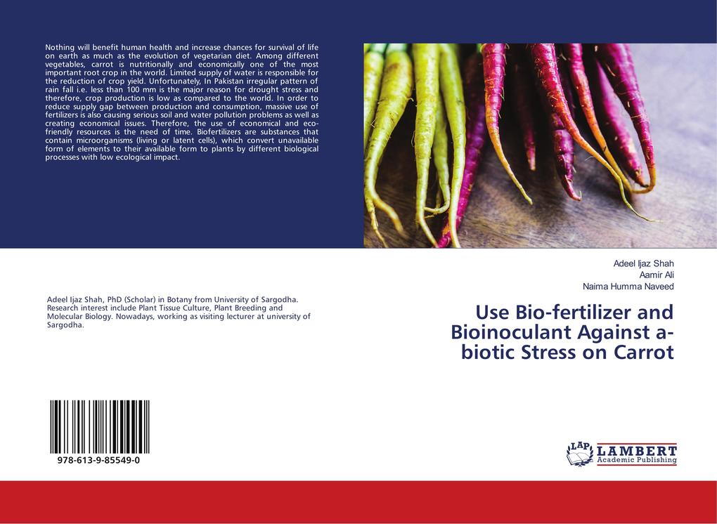 Use Bio-fertilizer and Bioinoculant Against a-biotic Stress on Carrot