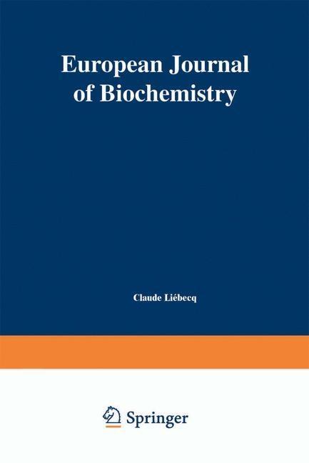 European journal of biochemistry