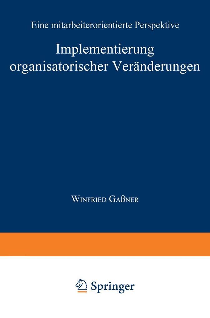 Implementierung organisatorischer Veränderungen