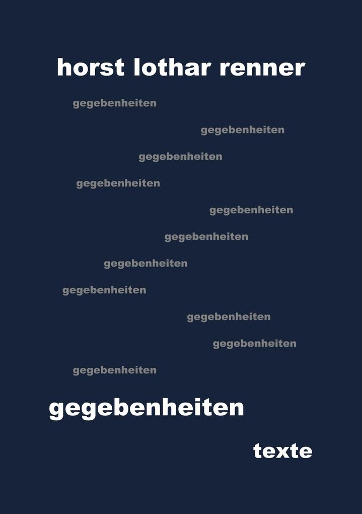gegebenheiten
