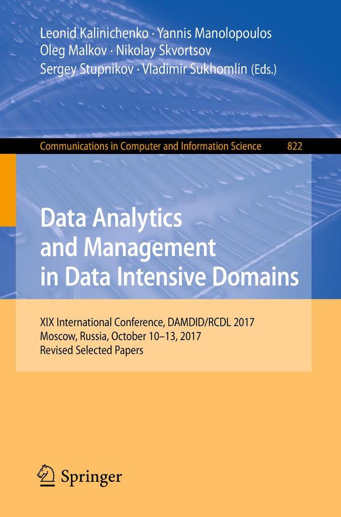 Data Analytics and Management in Data Intensive Domains