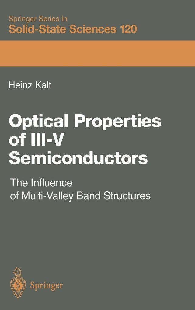 Optical Properties of III-V Semiconductors
