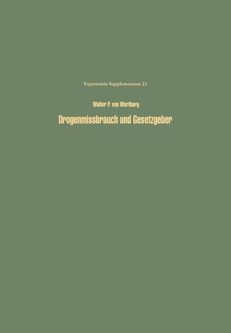Drogenmissbrauch und Gesetzgeber
