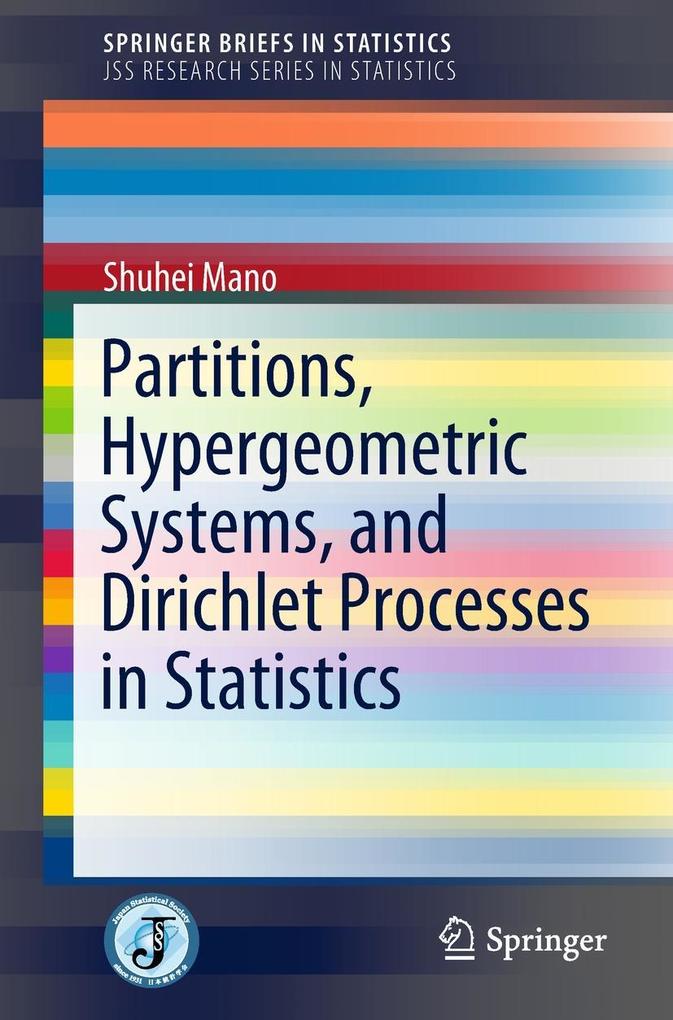Partitions Hypergeometric Systems and Dirichlet Processes in Statistics